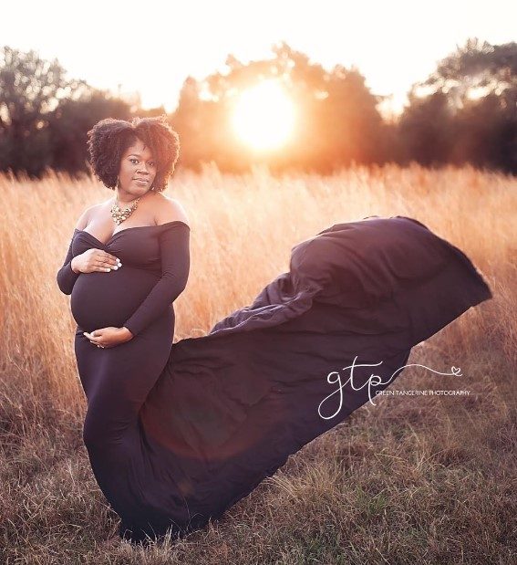 A beleza da fotografia de grávidas negras