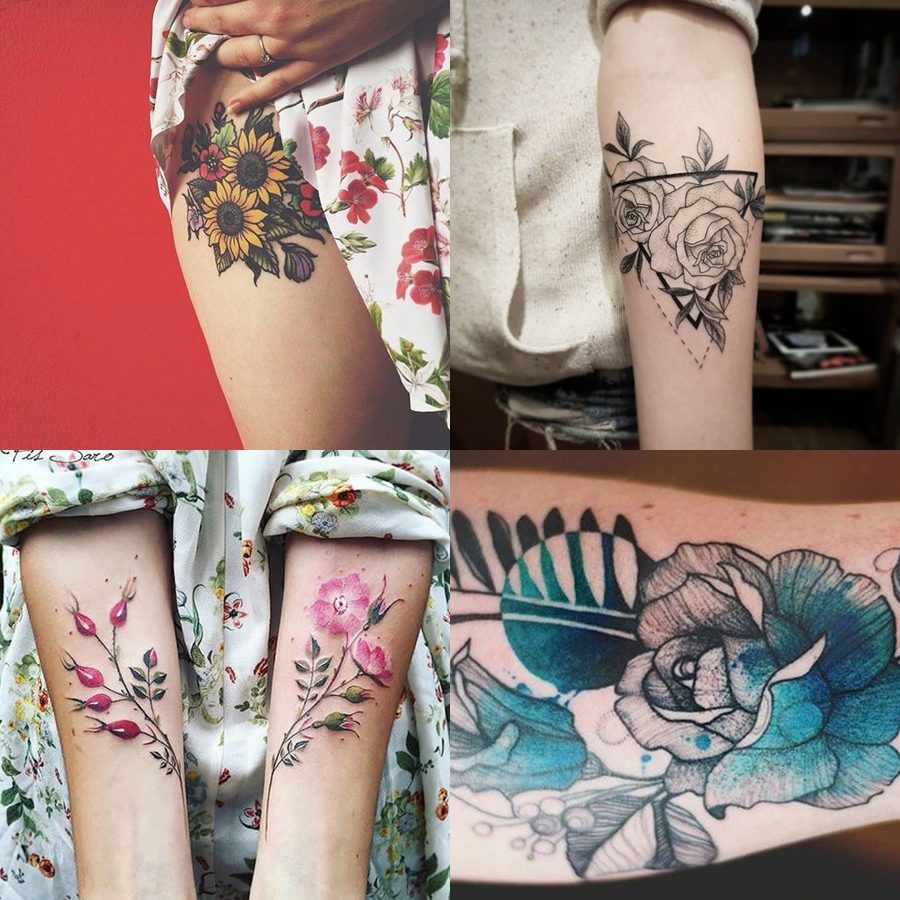 Tatuagens de flores - mood primavera